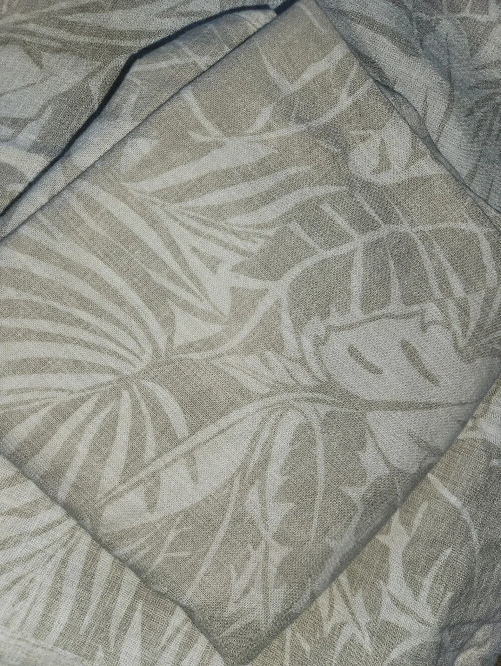 Tommy BahamaTropical Leaf Print Duvet Set